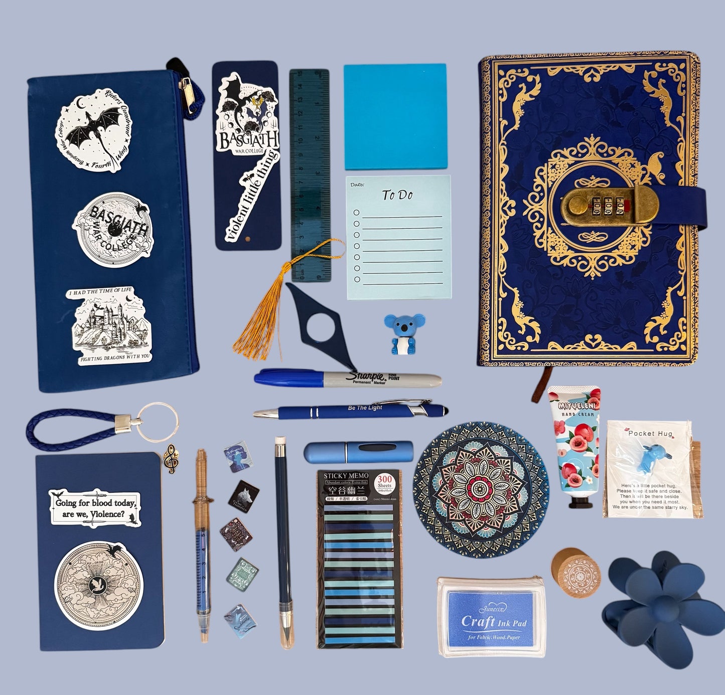 Gold 25 Item Stationery Mystery Bundle